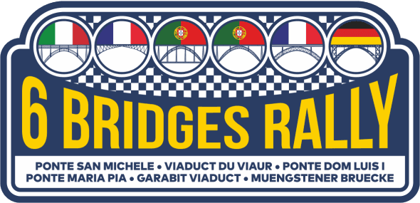 6 Bridges Rally 2025 – Logo