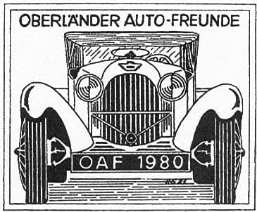 Oberländer Auto-Freunde OAF – Organisateur sur RallyGuide – Logo