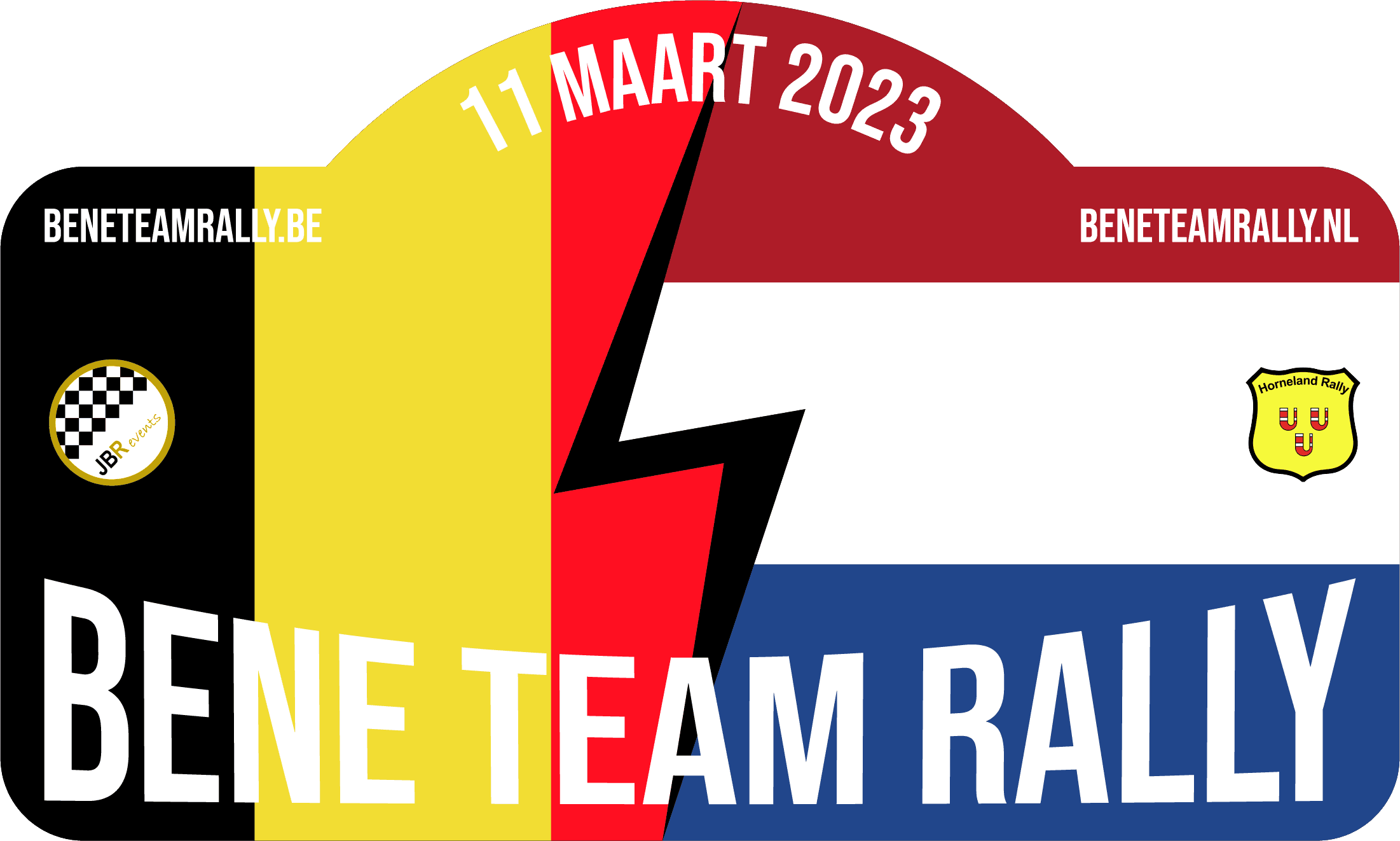 Logo BeNe Team Rally 2023 (Paesi Bassi)