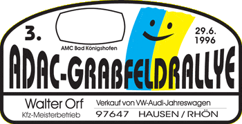 3. Grabfeldrallye 1996 – Logo