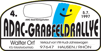 4. Grabfeldrallye 1997 – Logo