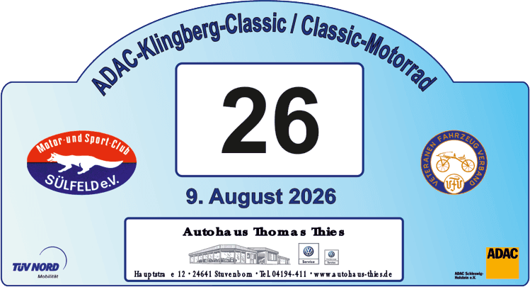 15. ADAC-Klingberg-Classic 2026 – Logo