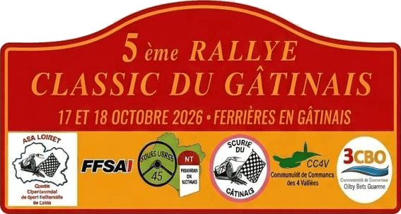 5. Rallye Classic du Gâtinais 2026 – Logo