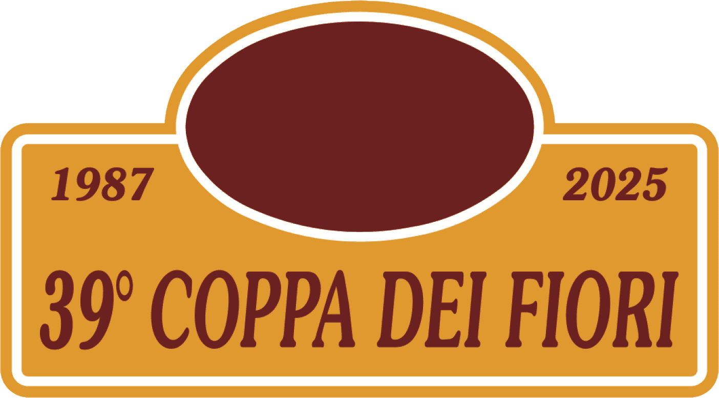 Logo del rally Coppa dei Fiori 2025 (Italia)