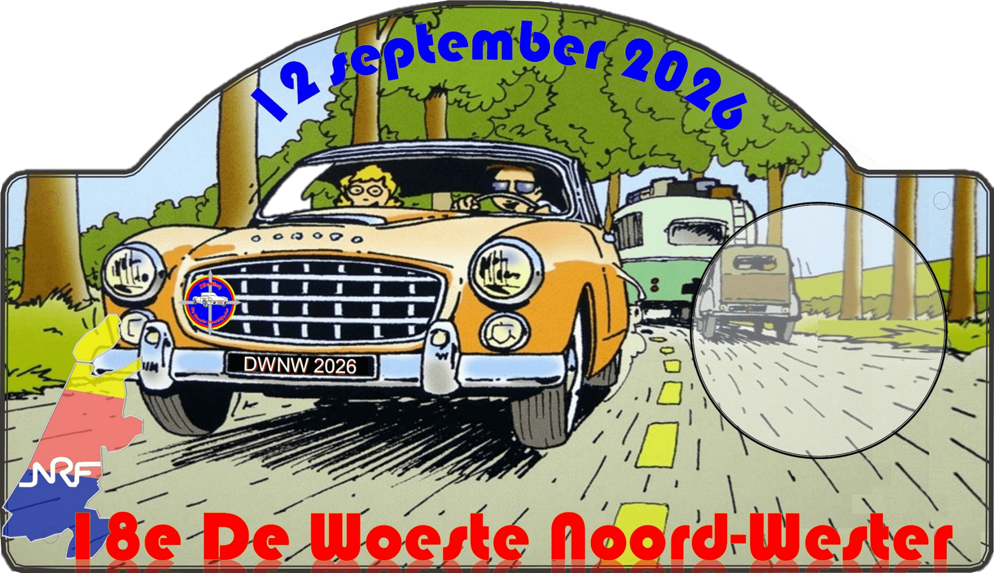 18. De Woeste Noordwester 2026 – Logo