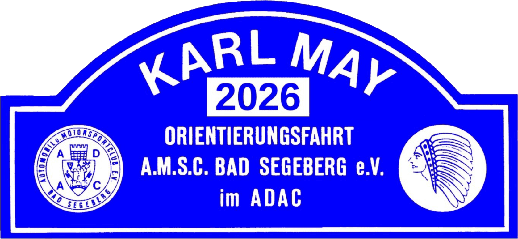 Karl-May-Orientierungsfahrt 2026 – Logo