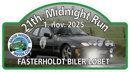 21. Midnight Run - Fasterholdt Biler Løbet 2025 – Logo