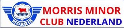 Logo di Morris Minor Club Nederland, organizzatore di Bedriegertjesrally