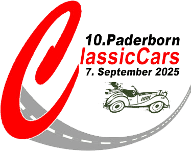 Paderborn Classic Cars 2025 rally logo (Germany)