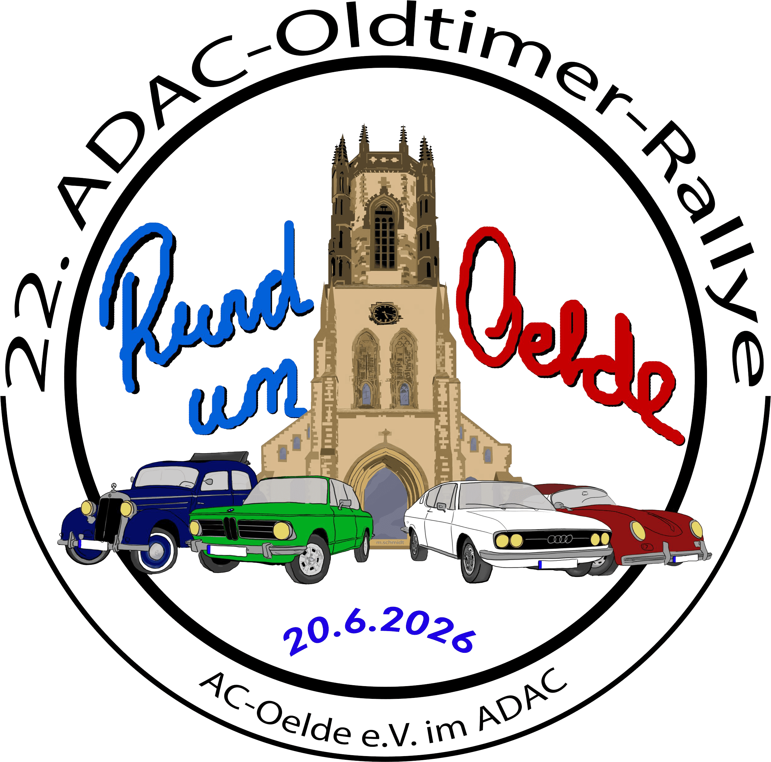 22. ADAC Oldtimer-Rallye "Rund um Oelde" 2026 – Logo