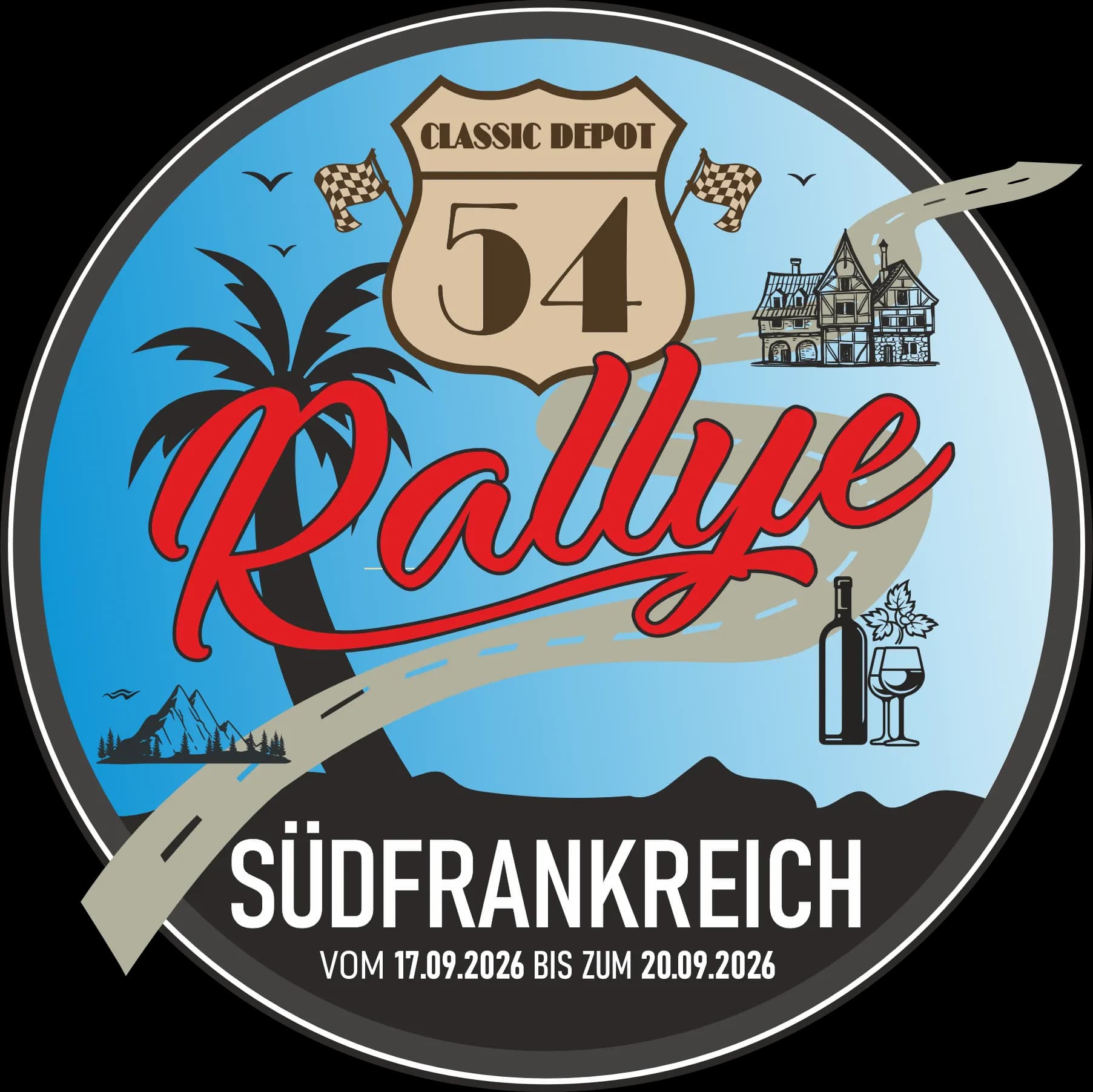 Südfrankreich Rallye 2026 – Logo
