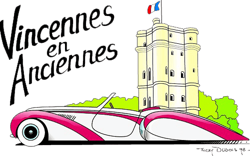 Traversée de Paris hivernale en véhicules d'époque – Logo