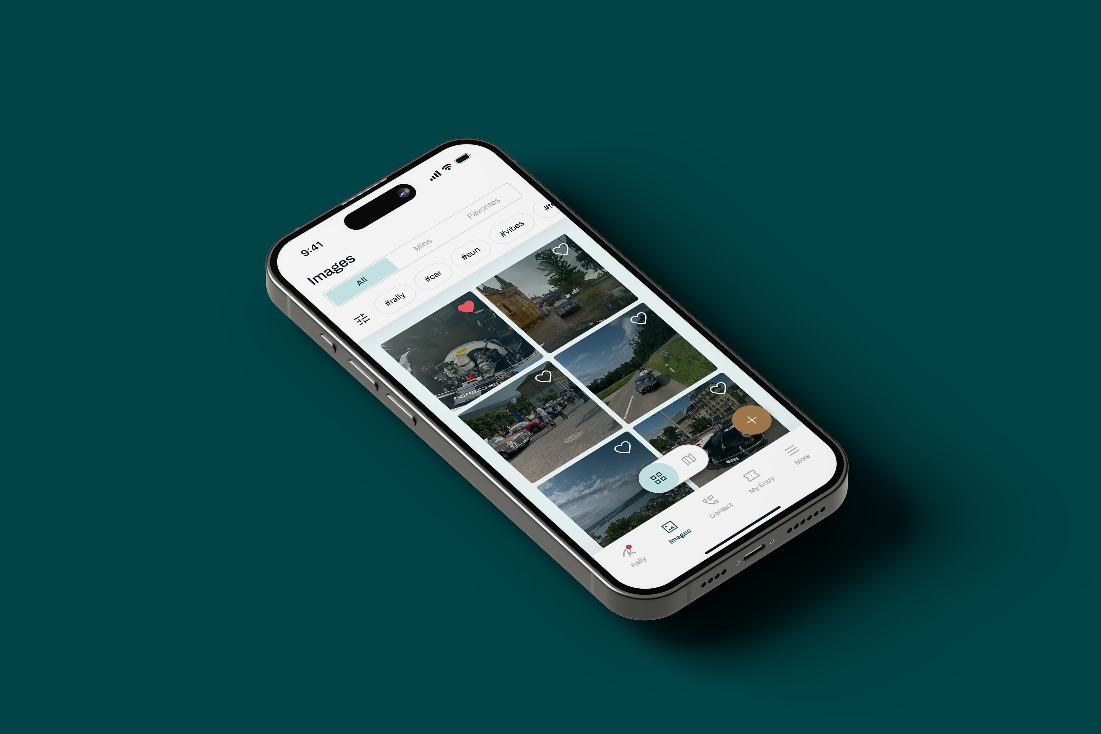 RallyGuide App – Rally Momente fotografieren und teilen